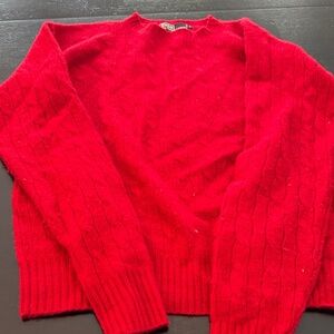 Men’s Polo Ralph Lauren cable cashmere sweater